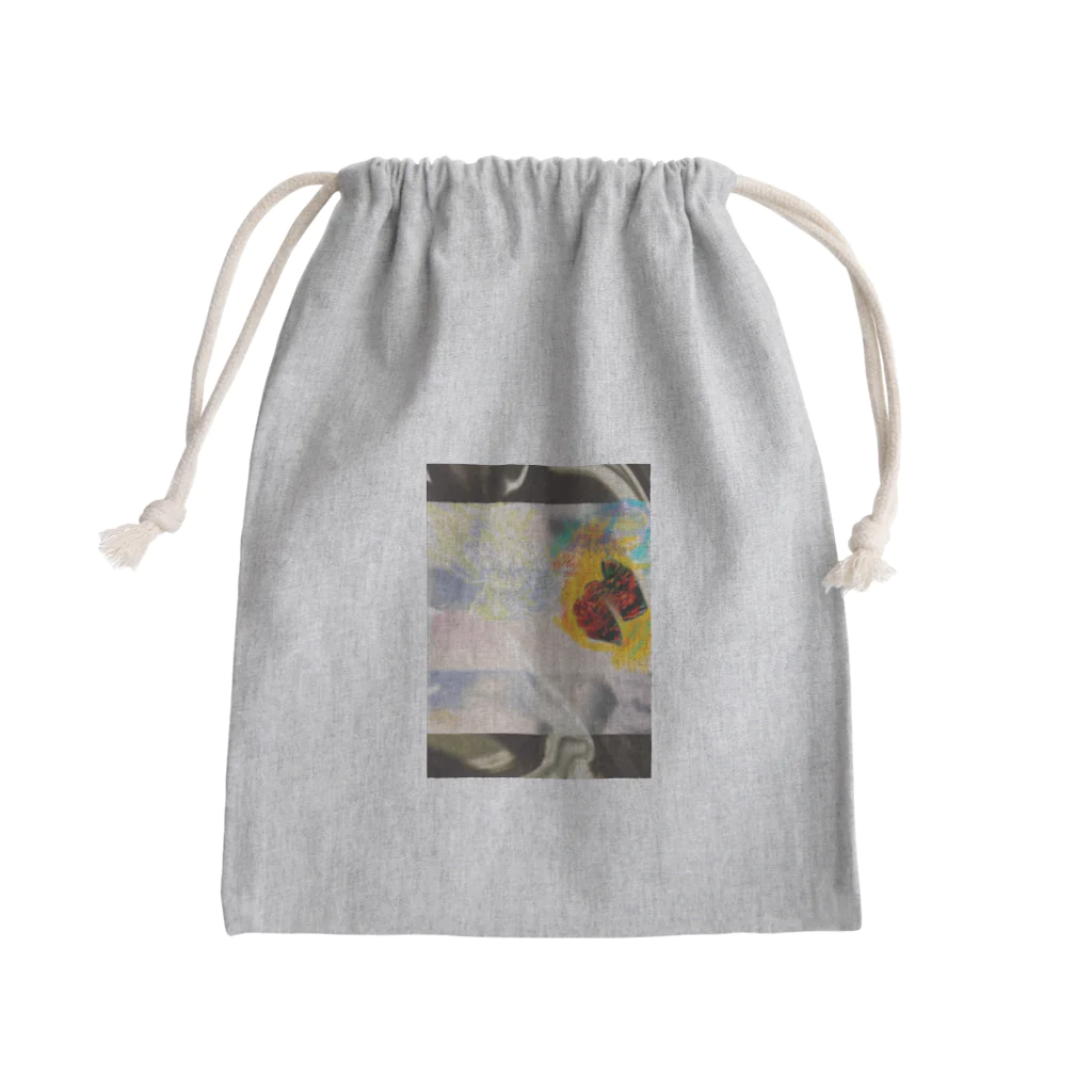 @FabricEnemy7の二羽鳳凰（ホウオウ）・オリジナルデザイン Mini Drawstring Bag