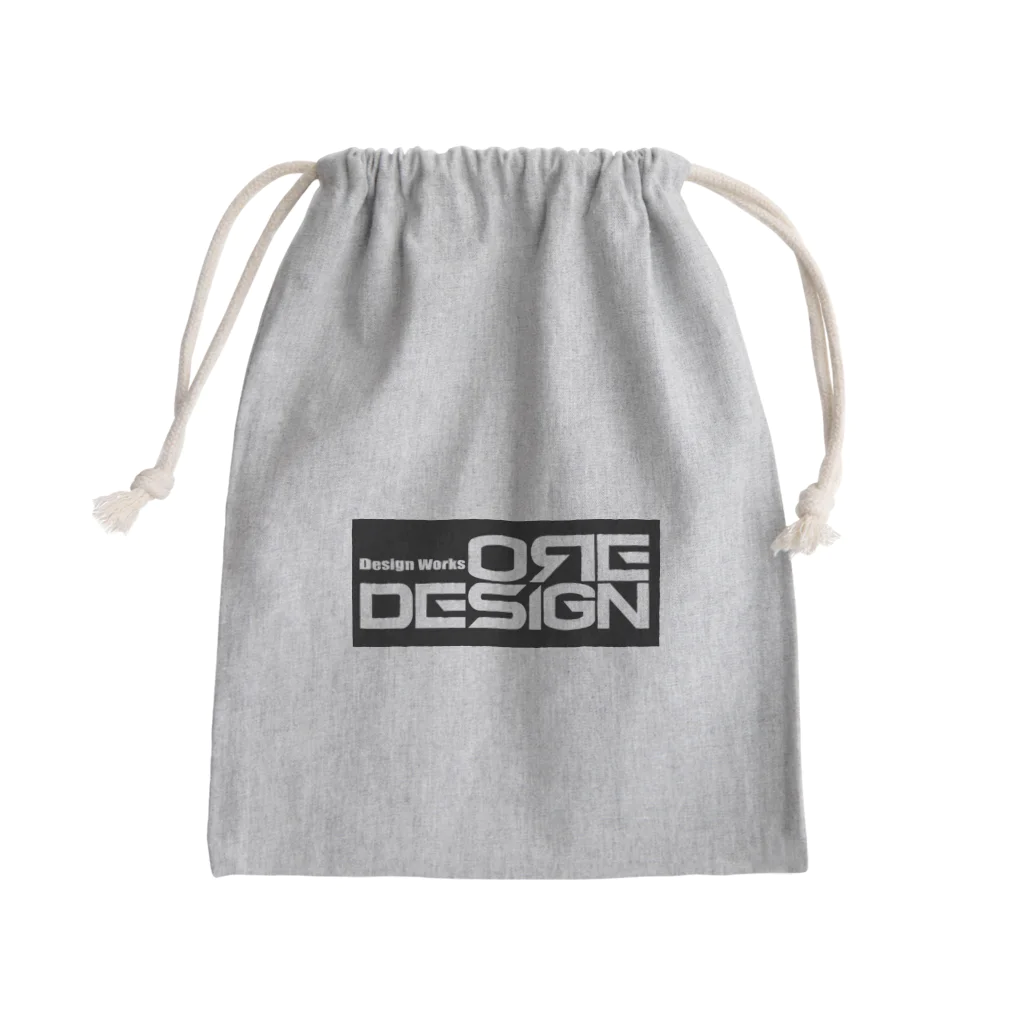 OREDESIGNのOREDESIGNロゴ Mini Drawstring Bag