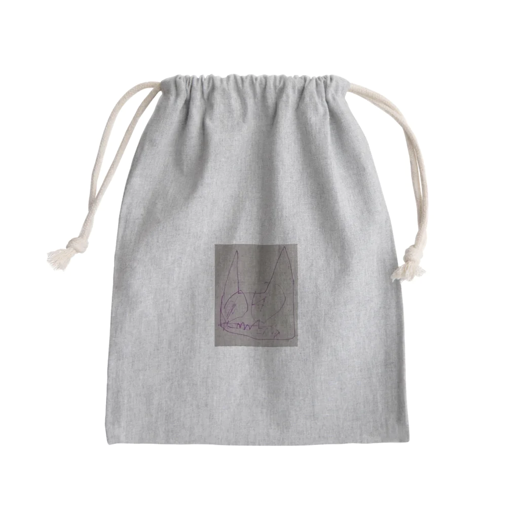 マイソン　my-sonのマイソン︰ねこ Mini Drawstring Bag