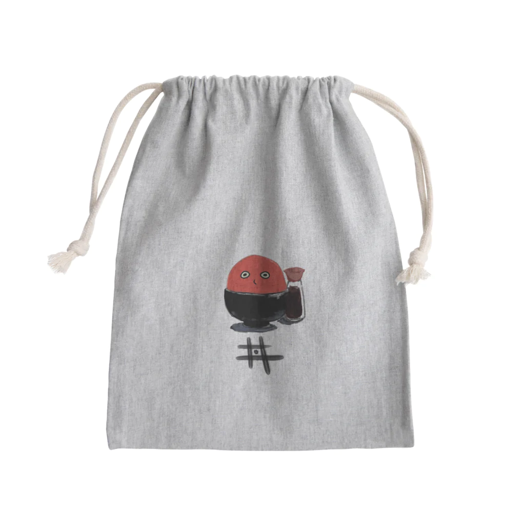 タコパインの缶詰のタコ丼 Mini Drawstring Bag