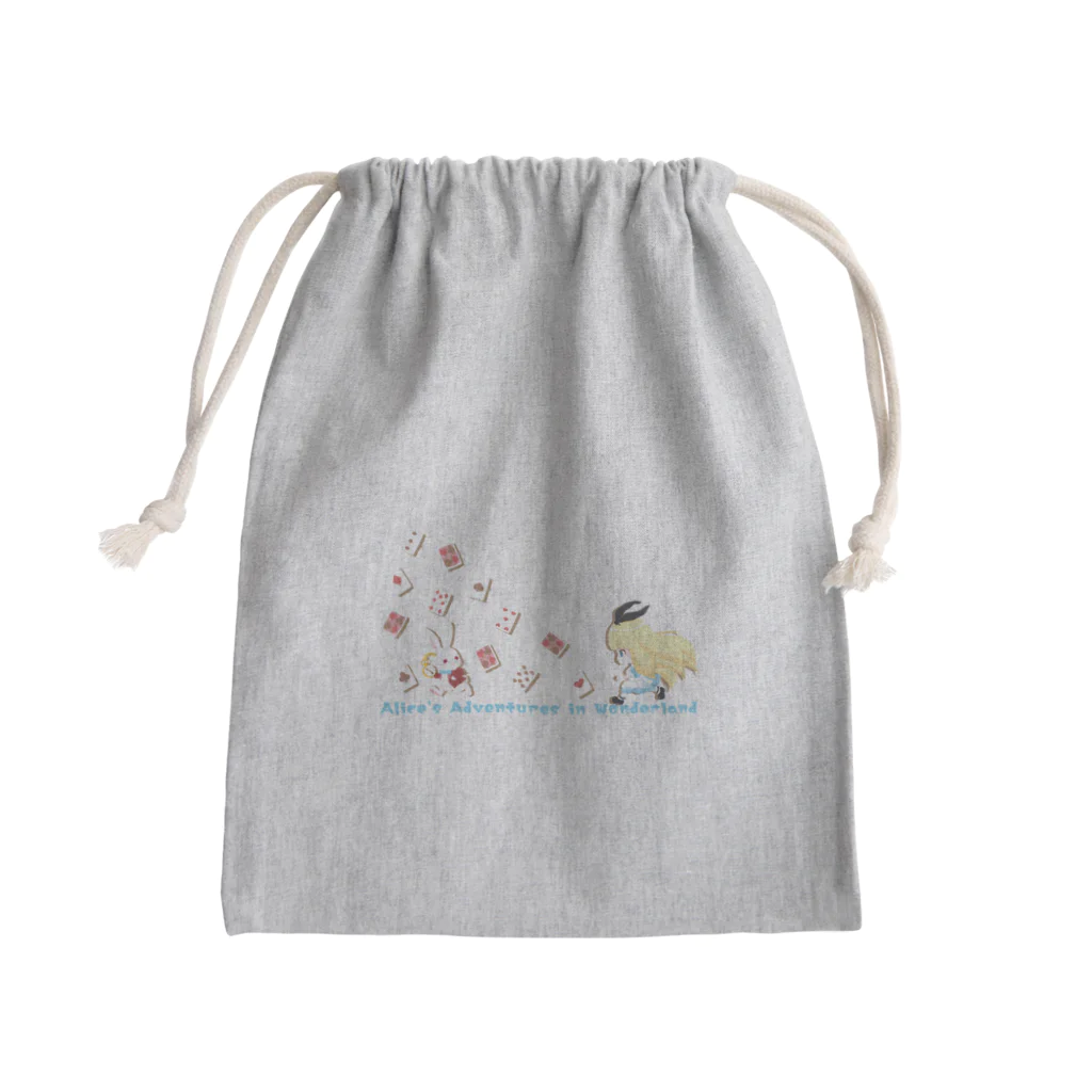 tammytammyの不思議の国のアリス【アリスと白ウサギ】 Mini Drawstring Bag
