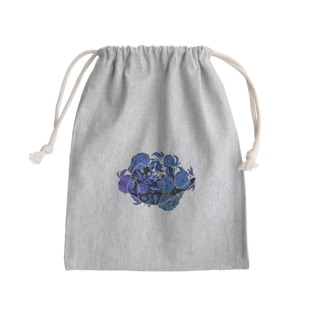 奇怪的屠夫の漂亮的貓 Mini Drawstring Bag