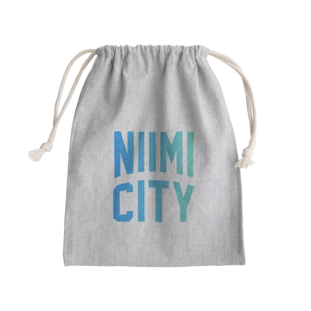 JIMOTOE Wear Local Japanの新見市 NIIMI CITY Mini Drawstring Bag