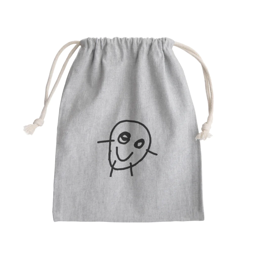 るーにーのまめたろう。 Mini Drawstring Bag