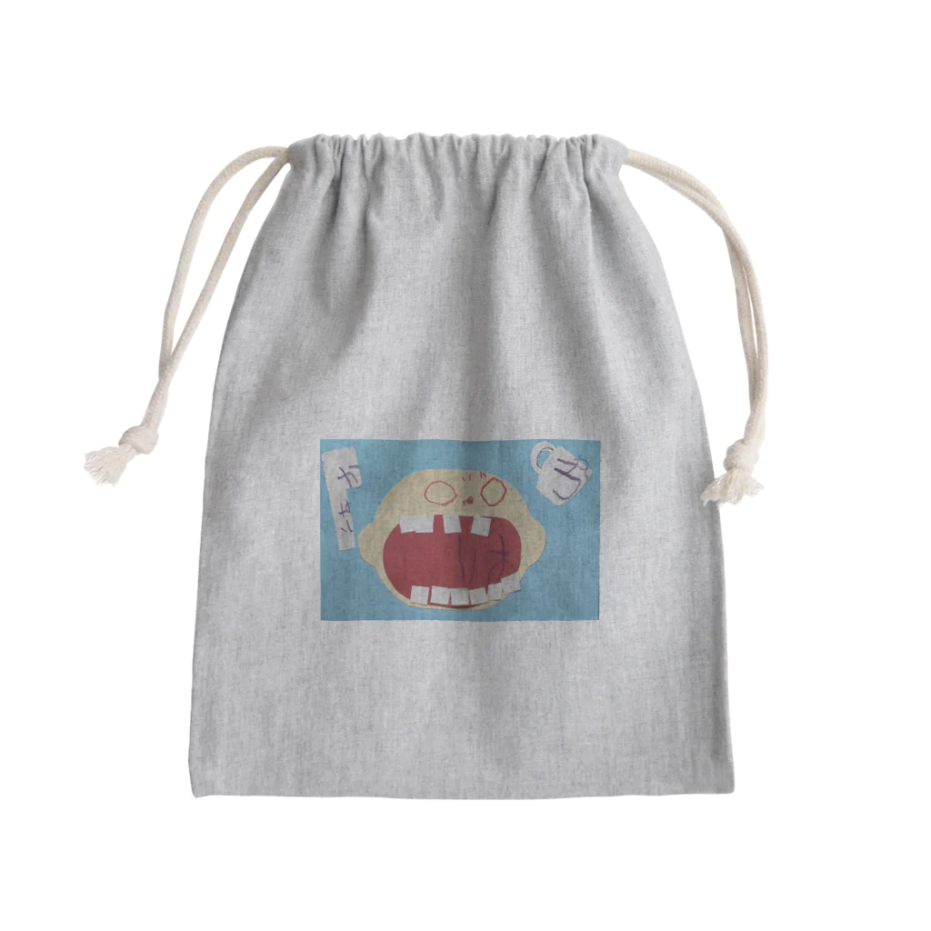 親バカショップの歯を磨こう Mini Drawstring Bag