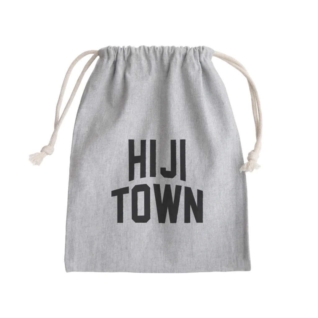 JIMOTOE Wear Local Japanの日出町 HIJI TOWN Mini Drawstring Bag