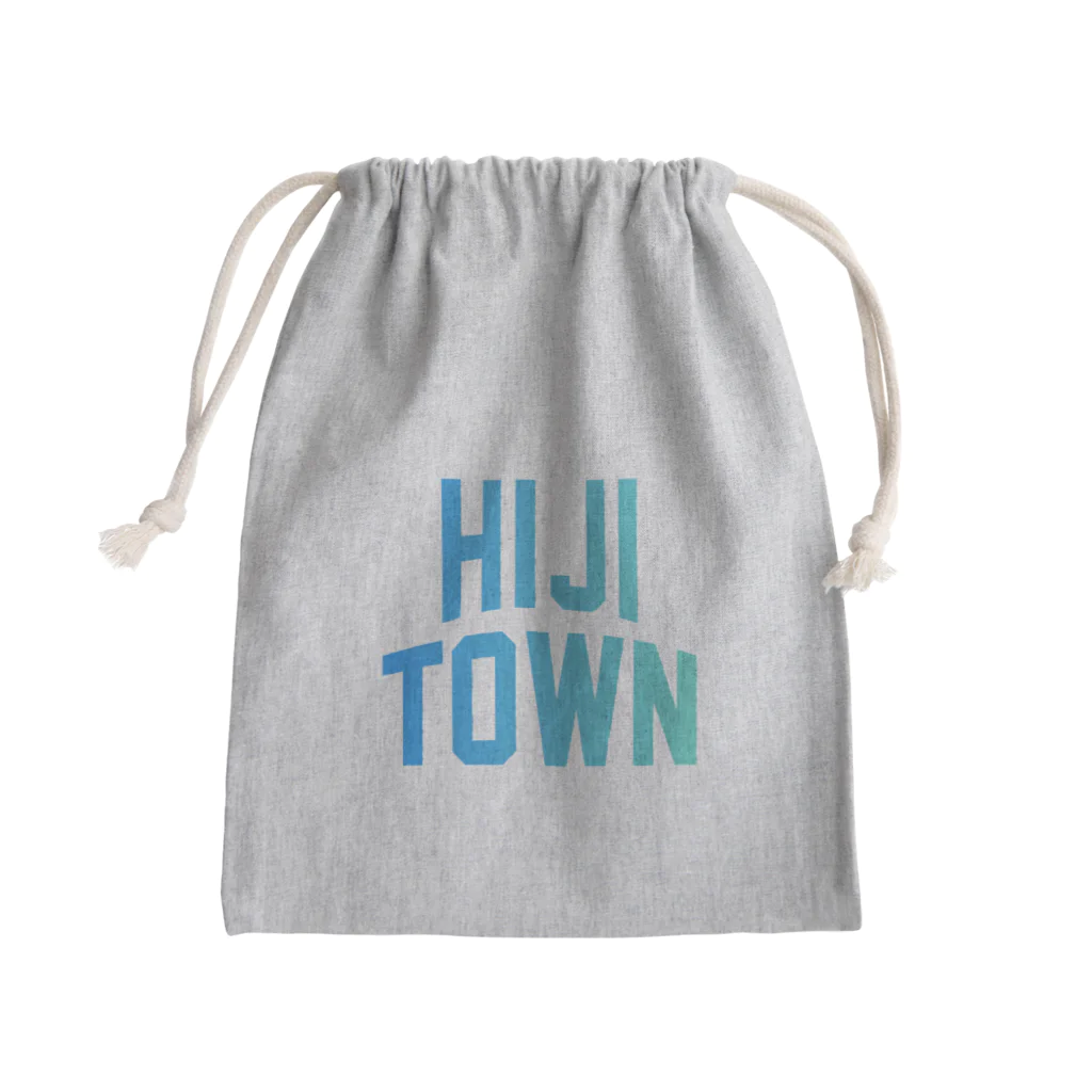 JIMOTOE Wear Local Japanの日出町 HIJI TOWN Mini Drawstring Bag