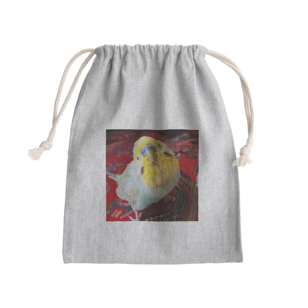 coo01のセキセイインコのBOちゃん Mini Drawstring Bag