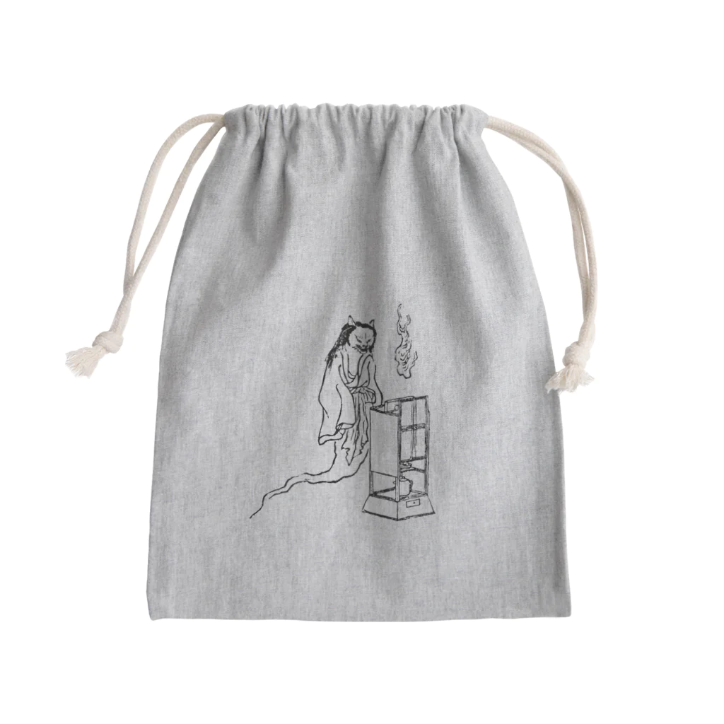 猫の浮世絵・草紙の幽霊になったとら Mini Drawstring Bag