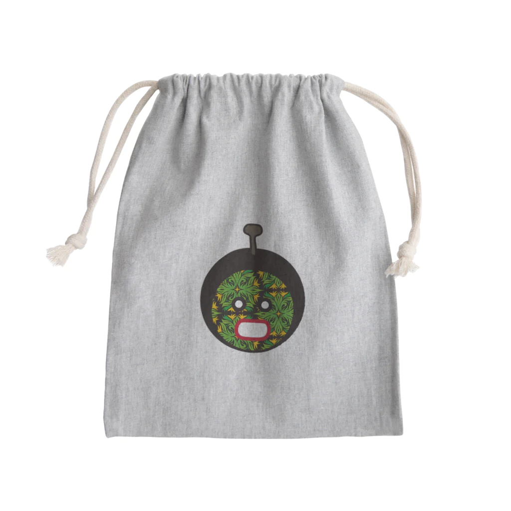 one startの宇宙人くん Mini Drawstring Bag