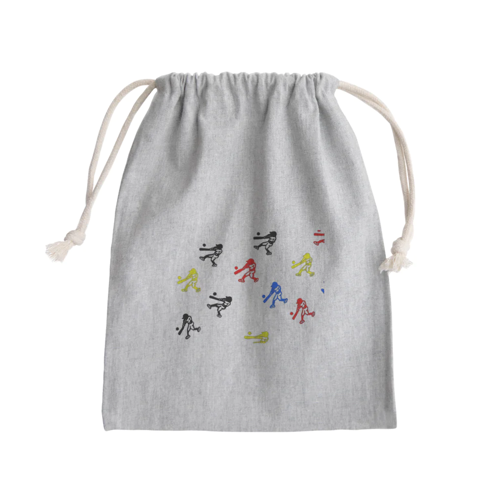 greetenの野球めいいっぱい 野球 Mini Drawstring Bag