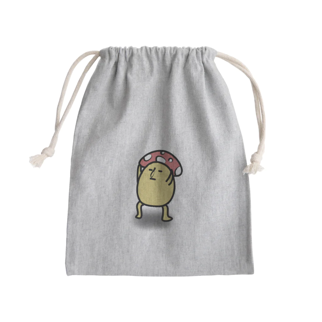 ゆでたまるのきのこ🍄 Mini Drawstring Bag