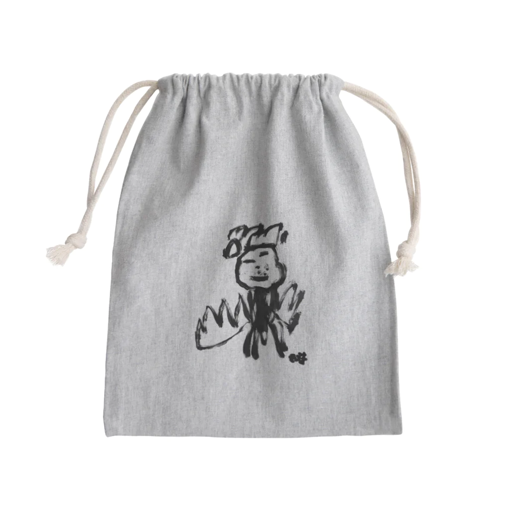 こどもおえかきのだいぶつさま Mini Drawstring Bag