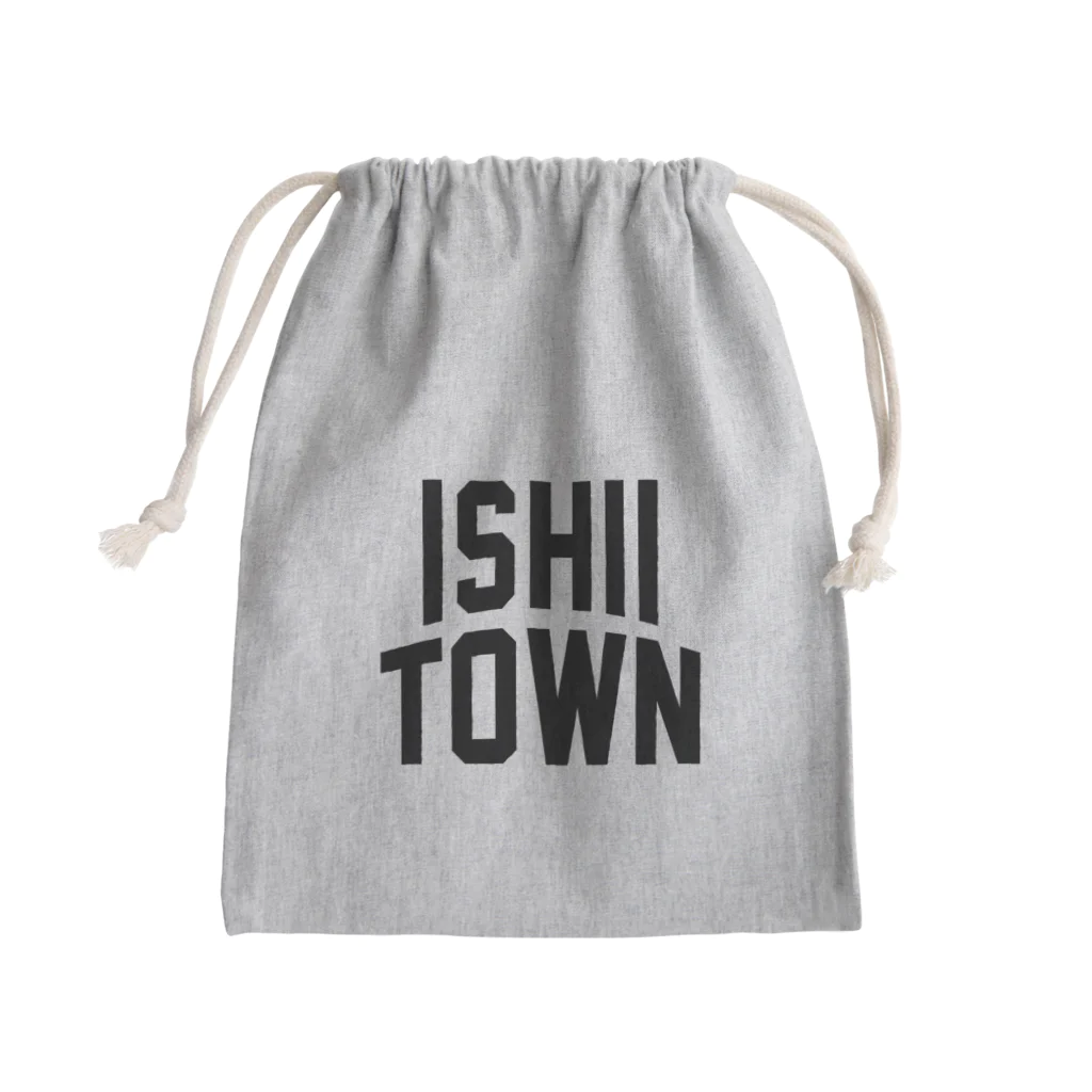 JIMOTOE Wear Local Japanの石井町 ISHII TOWN Mini Drawstring Bag