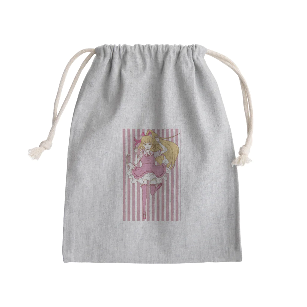 加藤 光雲のｶﾞｵｰ!「・ω・)「 Mini Drawstring Bag