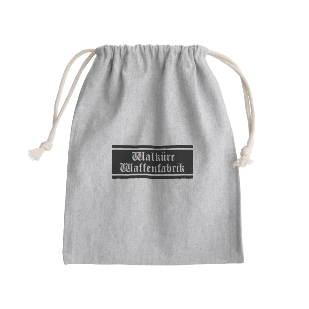 Valkyrie Arsenal（doll・かわいいアイテム)のLogo：Walküre Waffenfabrik(ノーマルタイプ) Mini Drawstring Bag