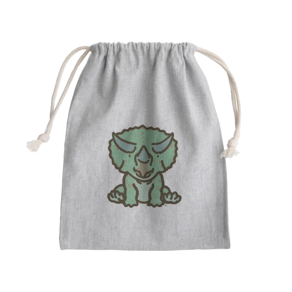 segasworksのトリケラちゃん（お座り正面） Mini Drawstring Bag