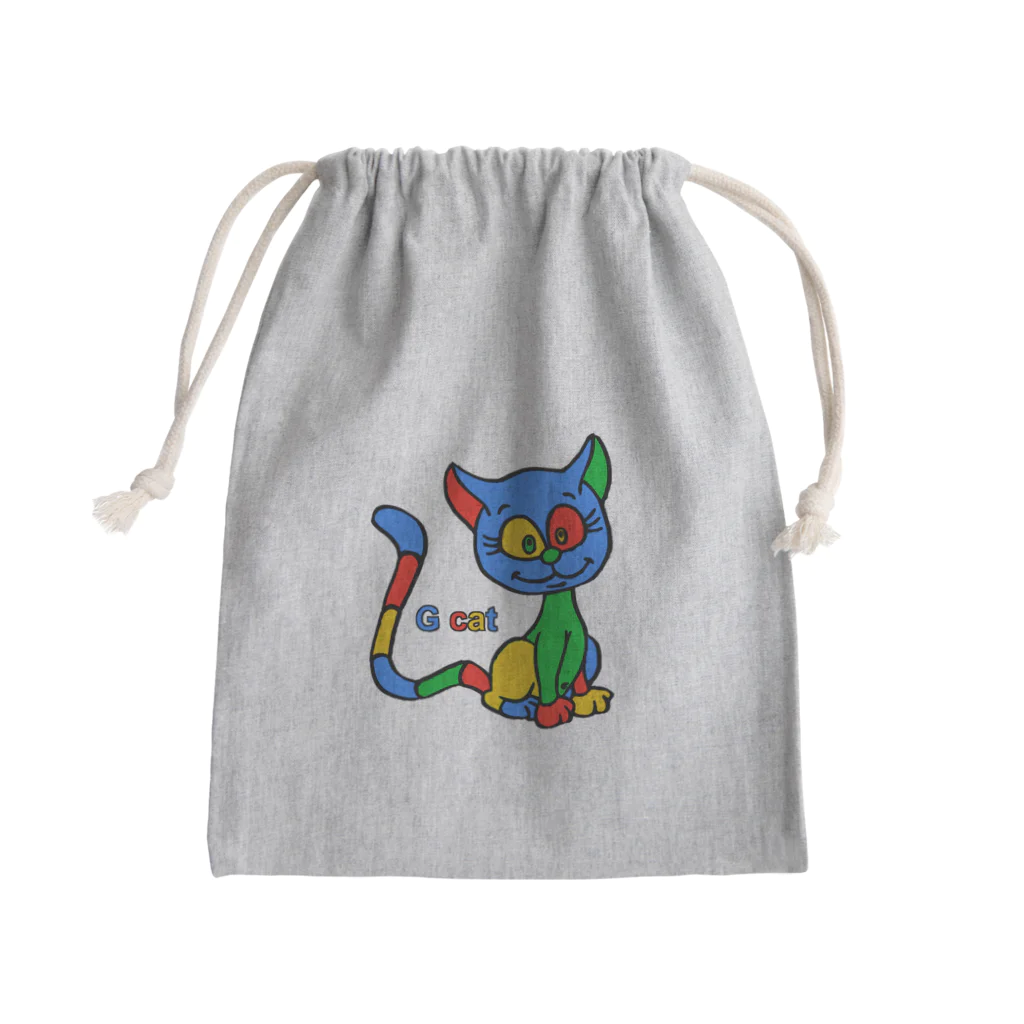 アインシュタインキャットのG cat Mini Drawstring Bag