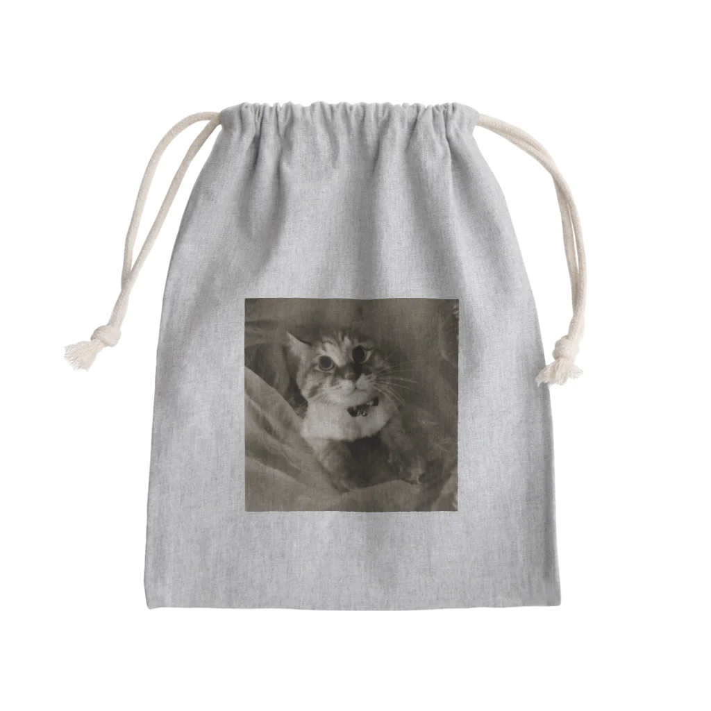 Kitty-Kitty(キティキティ)のどんぐりおめめの福ちゃん Mini Drawstring Bag