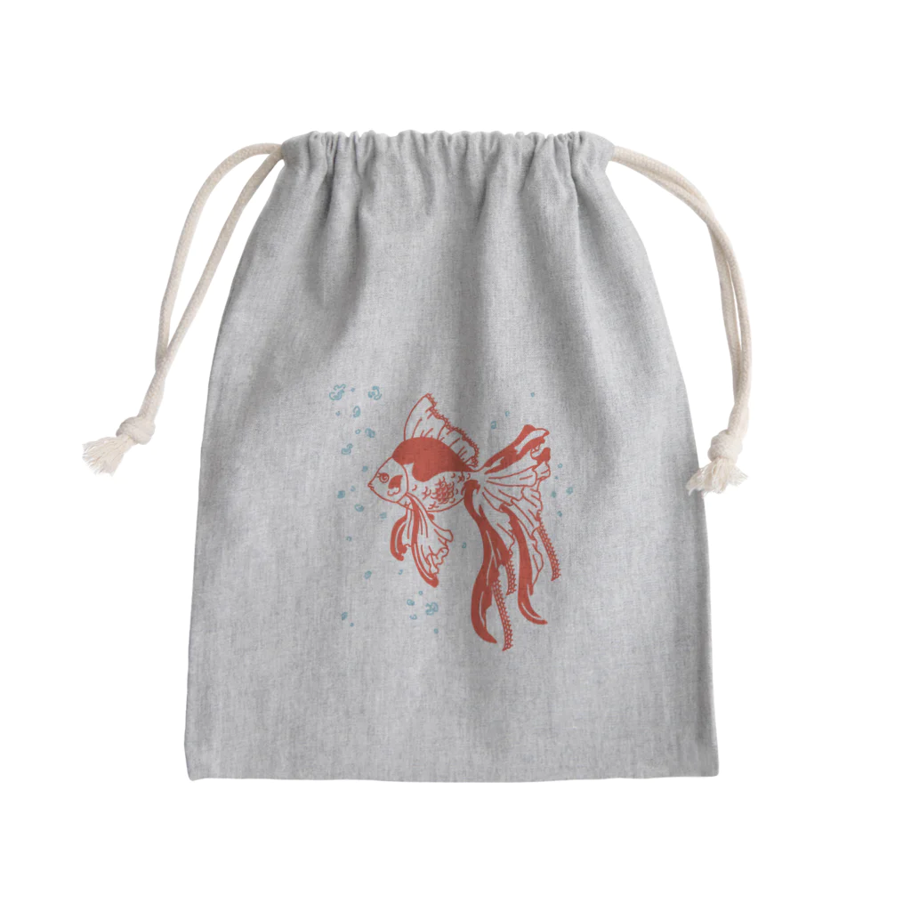 Alba spinaの姫金魚　朱 Mini Drawstring Bag
