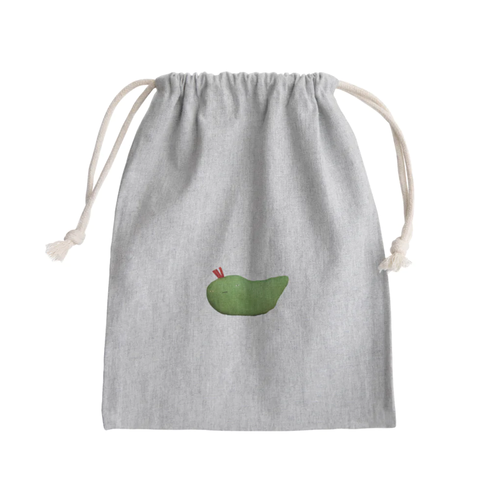 かえるやのぷーすか Mini Drawstring Bag