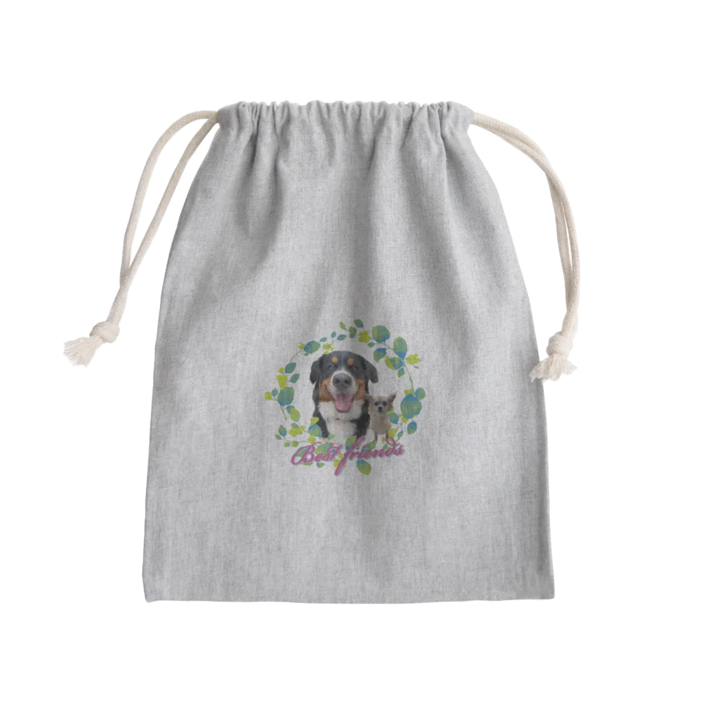 Linlin Houseのチワバニちゃん(ダブルトーン) Mini Drawstring Bag