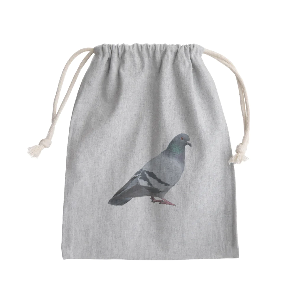 ねこの写真館の常盤の鳩先輩 Mini Drawstring Bag