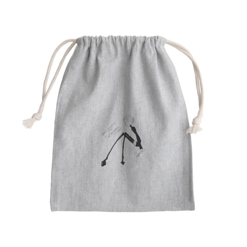 Hitomi.yのShort vampire Yuki Mini Drawstring Bag