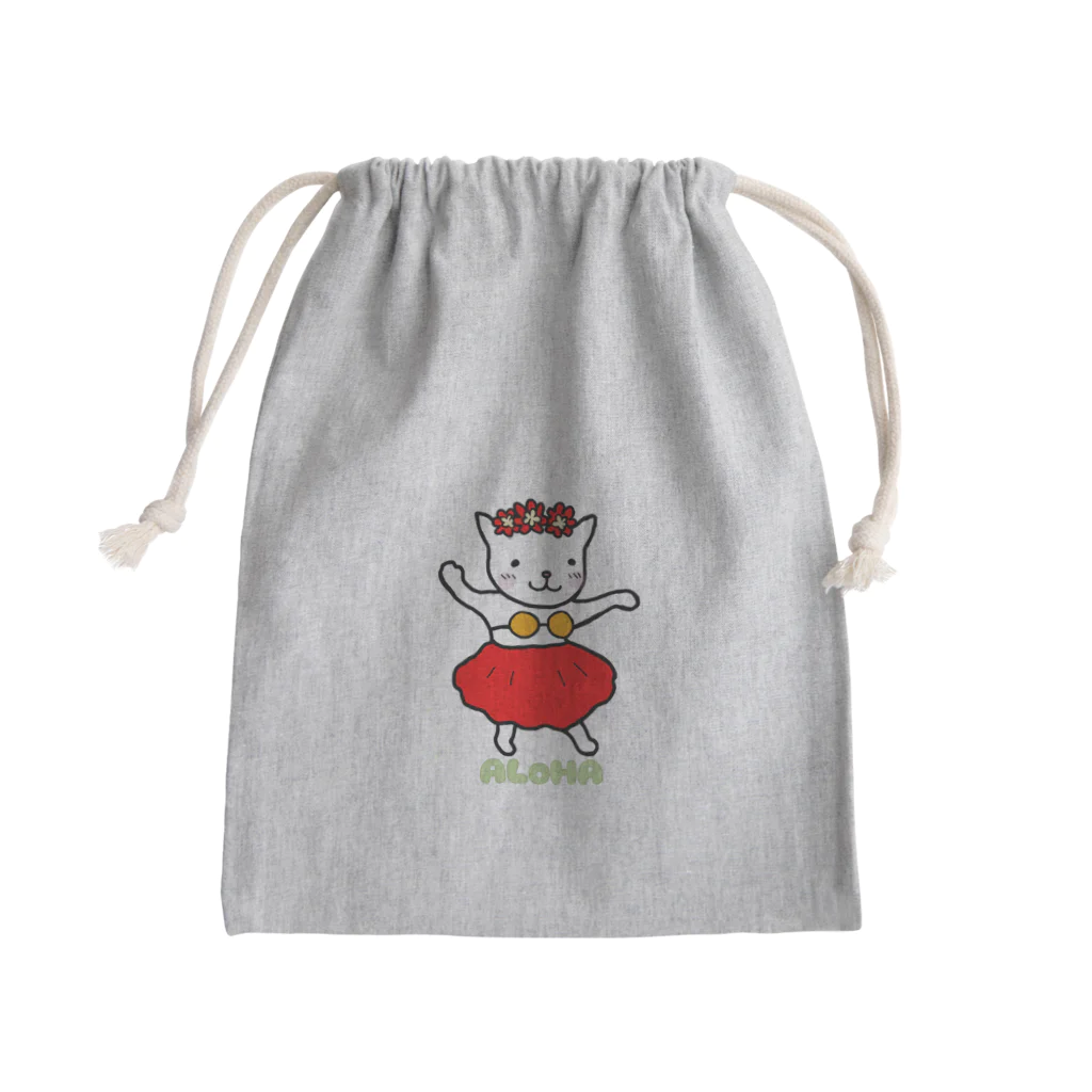 まっちのフラ猫ダンス Mini Drawstring Bag