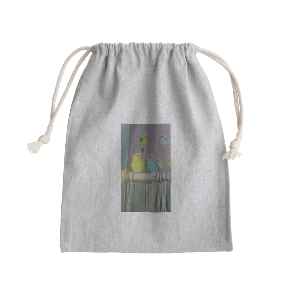 ayumi(元接客業、今は専業主婦)🇺🇦のレモンとあおちゃん Mini Drawstring Bag