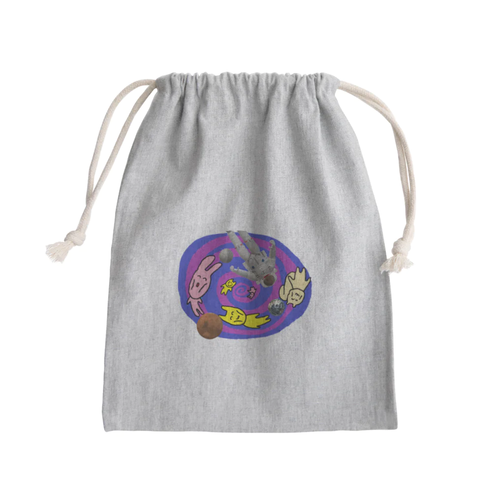 ごろべえどん屋のわーむほーる Mini Drawstring Bag