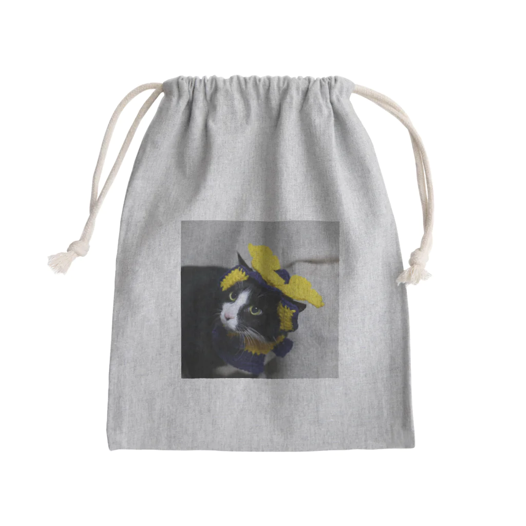 ひいらぎ たえの兜を被った太郎 Mini Drawstring Bag