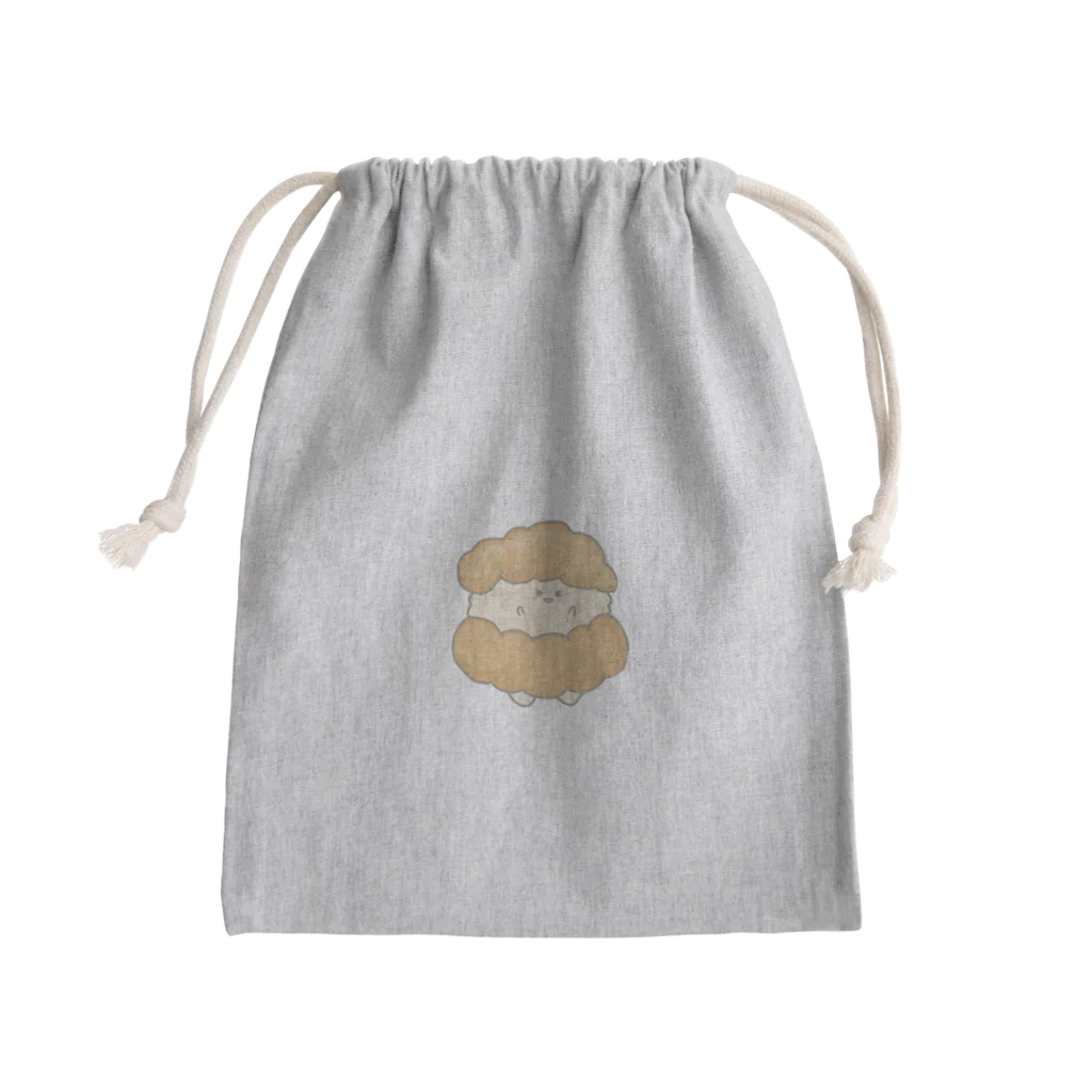 さきまるらんどのシュークリームのくりむちゃん Mini Drawstring Bag