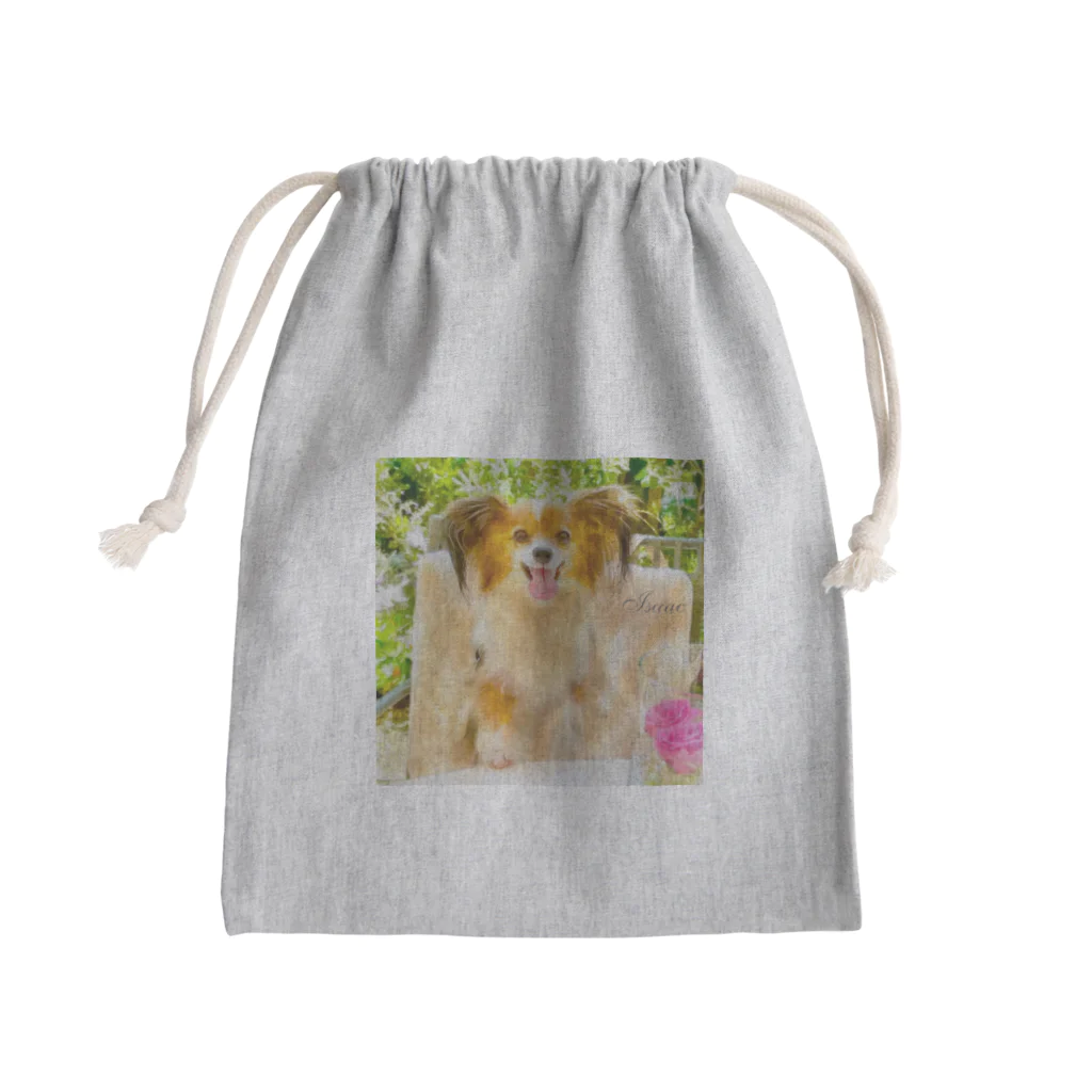 クリアスペットのisaac_dogstagram Mini Drawstring Bag