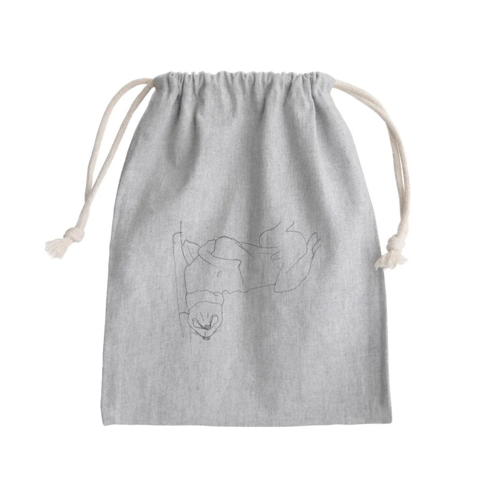 今日の白子のしらっＴ（お狐） Mini Drawstring Bag