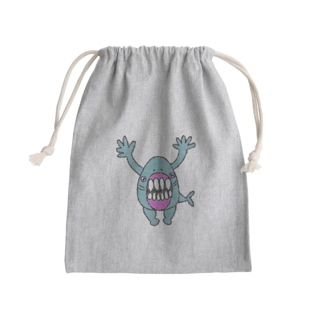 ゆちゃち家のにげろ〜さめ様だぞぉ Mini Drawstring Bag