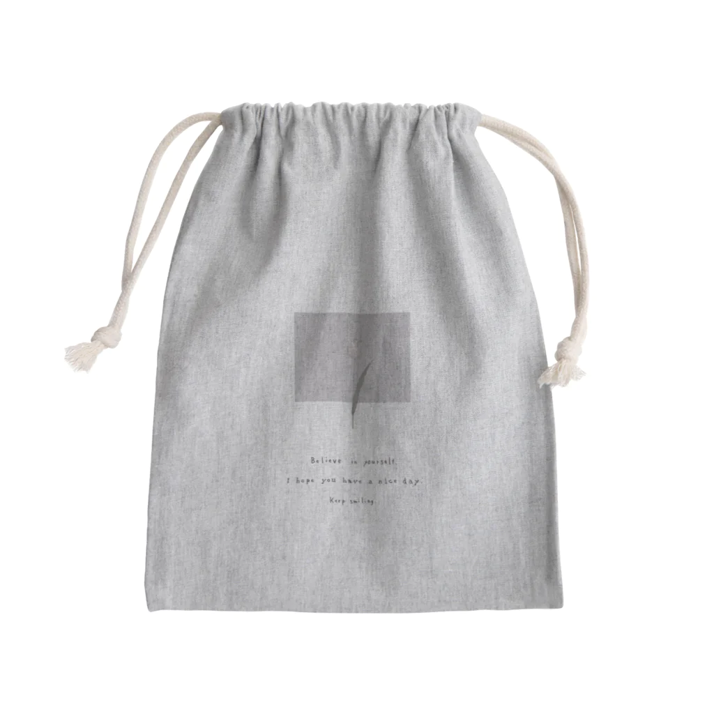 rilybiiのPeach Tulip × lavender blueberry milk tea Mini Drawstring Bag