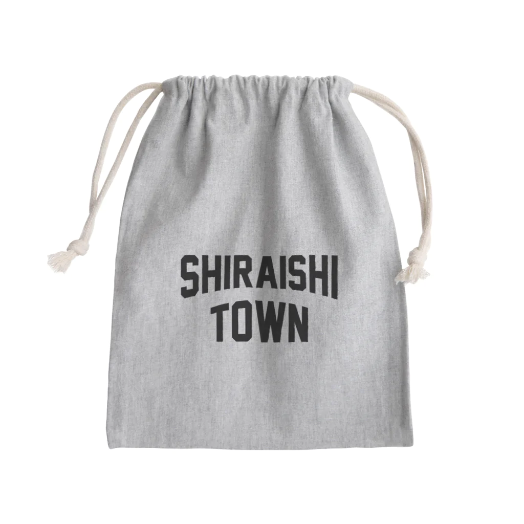 JIMOTOE Wear Local Japanの白石町 SHIRAISHI TOWN Mini Drawstring Bag