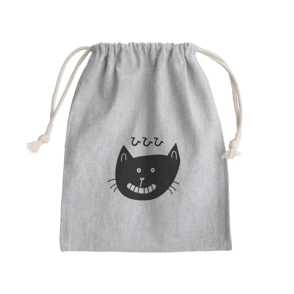 mi gatosのひひひねこ Mini Drawstring Bag