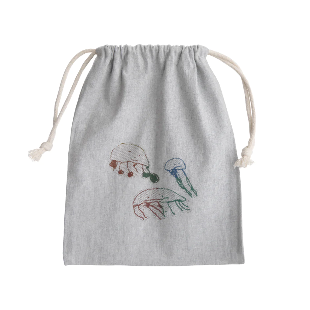 クラゲ屋の3匹のクラゲ Mini Drawstring Bag