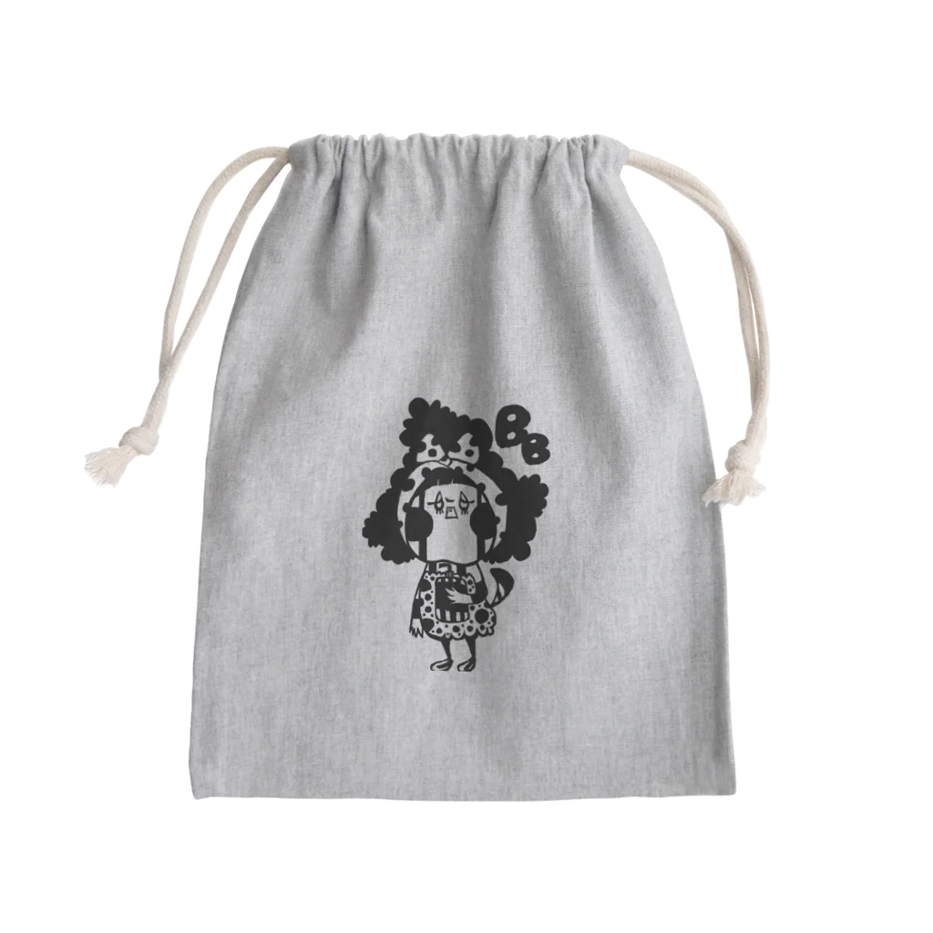 　小雨星店のお風呂上がり Mini Drawstring Bag