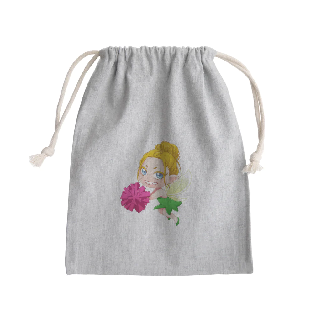 鳥取チアリーディングチーム　フェアリーズのフェアリーズグッズ　シンプル Mini Drawstring Bag