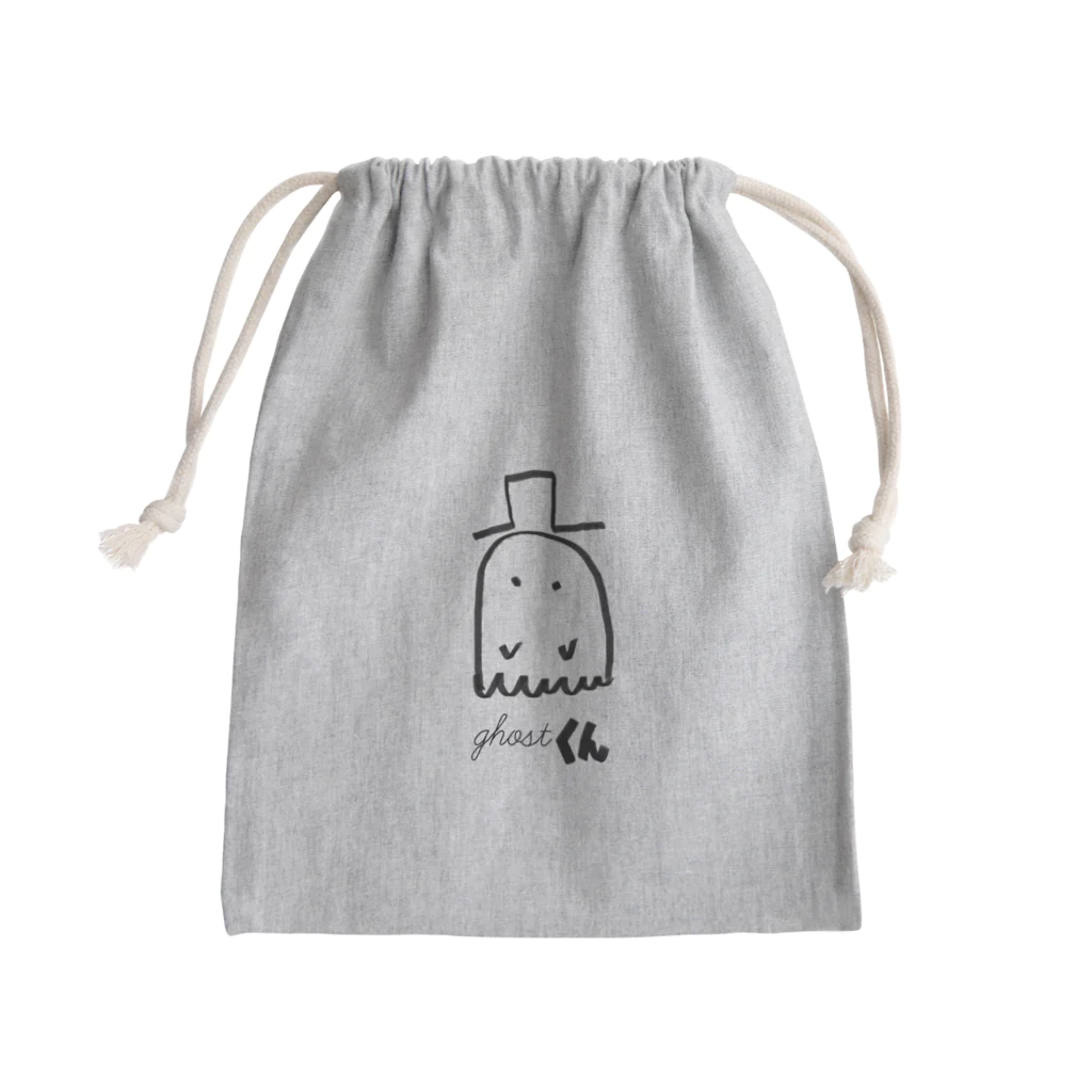 ghostくんの売り場の名前入りghostくん Mini Drawstring Bag