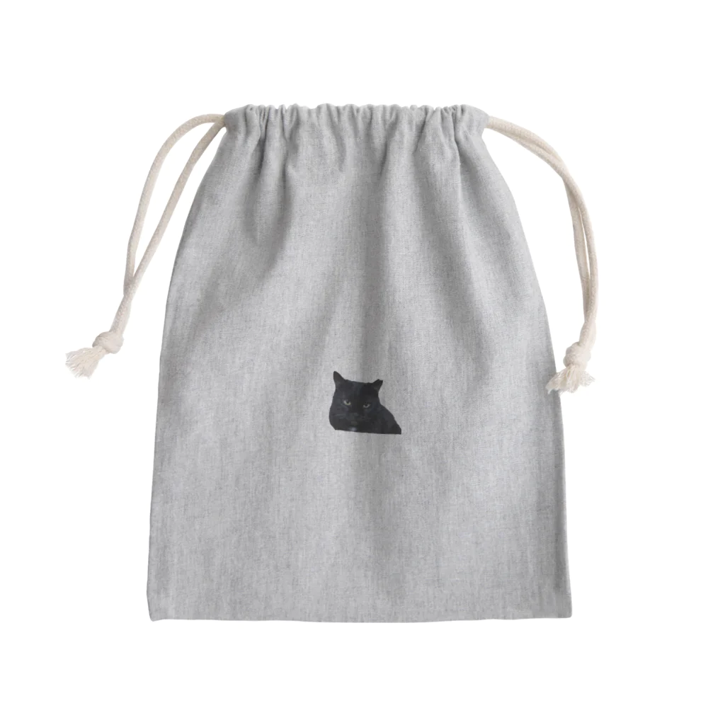 ランファンの険しい顔の猫ランファン Mini Drawstring Bag