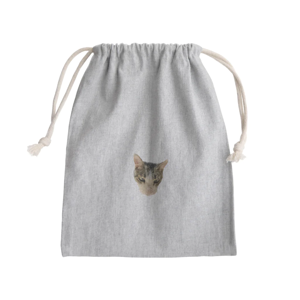 ねこかわいいの猫？ Mini Drawstring Bag