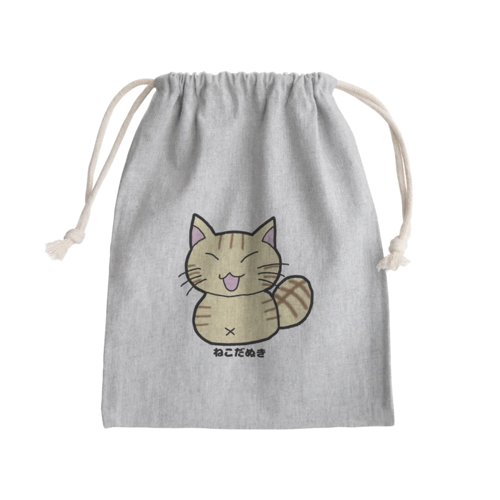 ねこねこにゃんこのねこだぬき（ASUKA） Mini Drawstring Bag