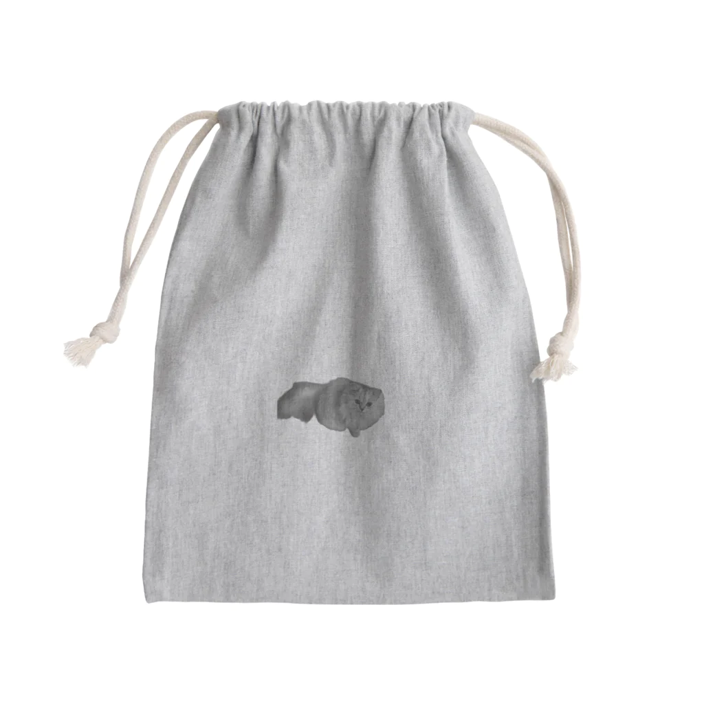 那由多ストアの白黒那由多きんちゃく Mini Drawstring Bag