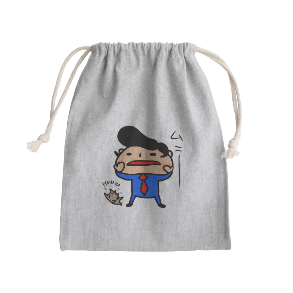 momino studio SHOPのムニーーーーーーー。 Mini Drawstring Bag