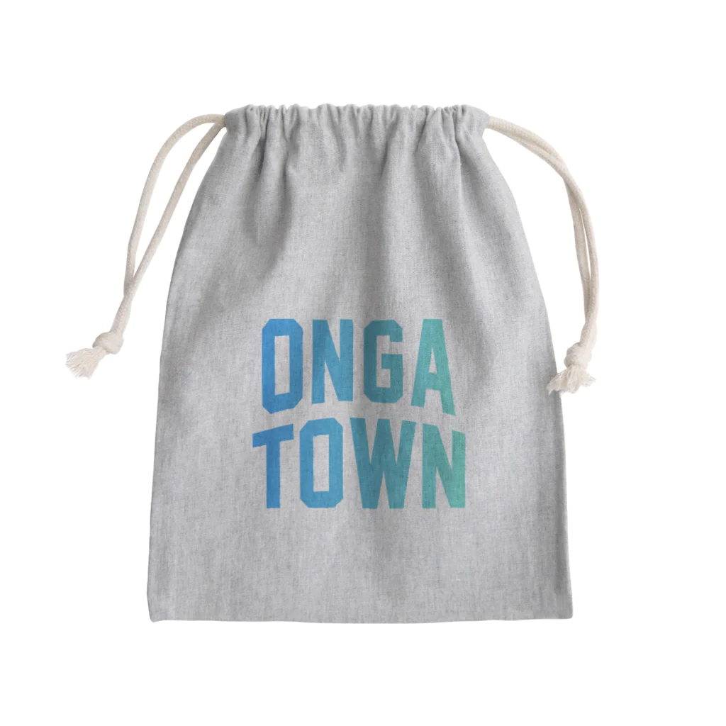 JIMOTOE Wear Local Japanの遠賀町 ONGA TOWN Mini Drawstring Bag
