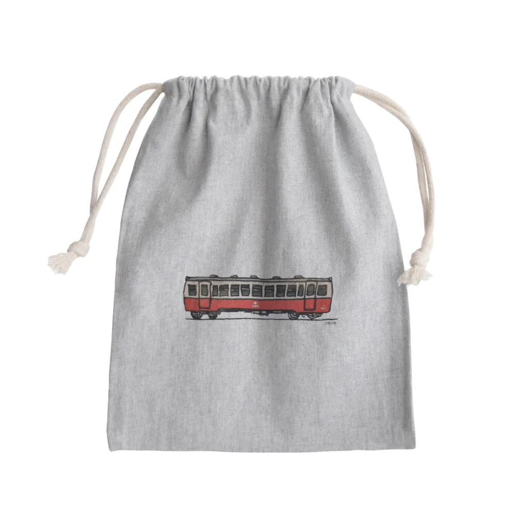 魚の目のお店の懐かしのレールバス Mini Drawstring Bag